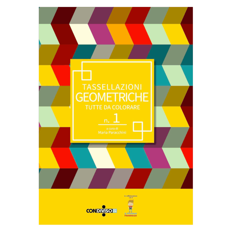 TASSELLAZIONI GEOMETRICHE - tutte da colorare n.1
