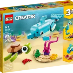 LEGO Creator 3 In 1 31128-Delfino E Tartaruga
