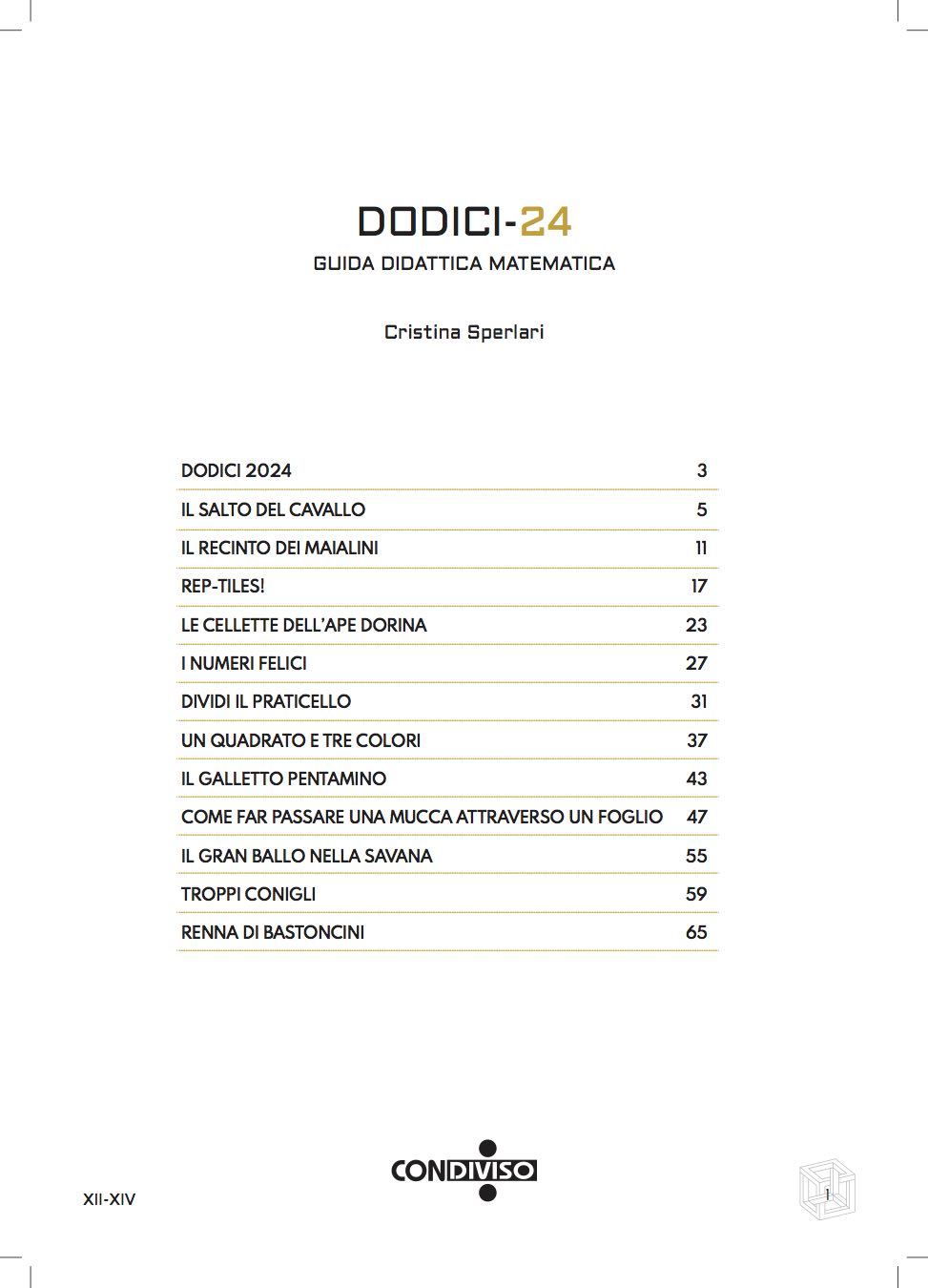 PACK 1+1: Guida didattica DODICI-24 + UN MATECALENDARIO 2024 - immagine 10