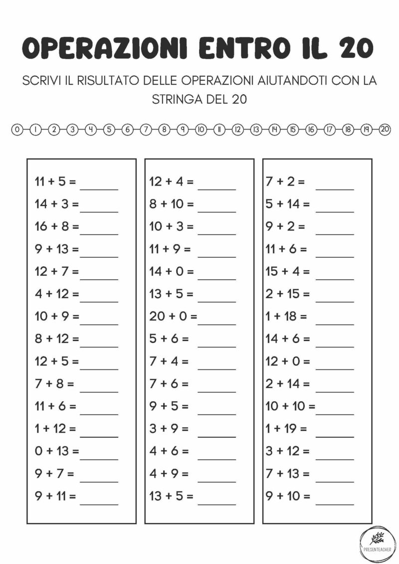 Attività con la collana con 20 perline - immagine 3