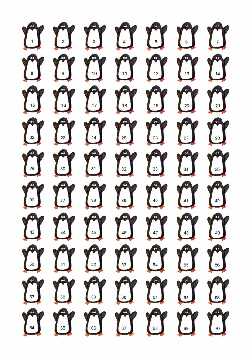 Scheda 365 pinguini